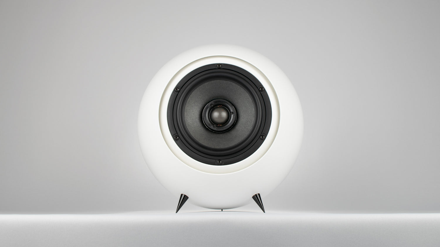 Iris Audio speakers front view.